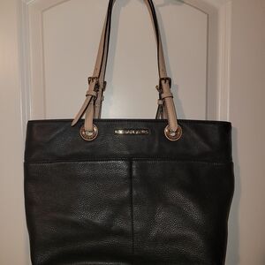 Michael Kors Black and Cream Tote Bag